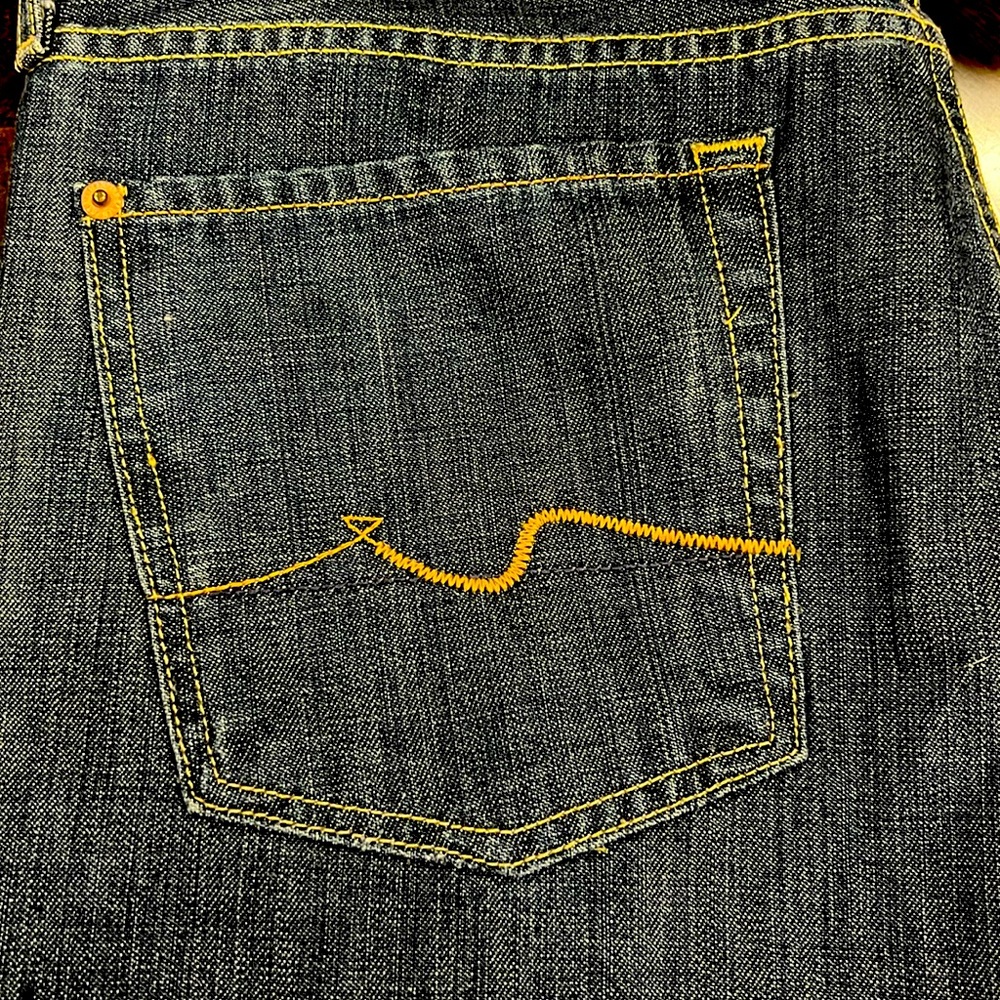 7 For All Mankind Dian Denim Mid Rise Tailorless Bootcut Jean